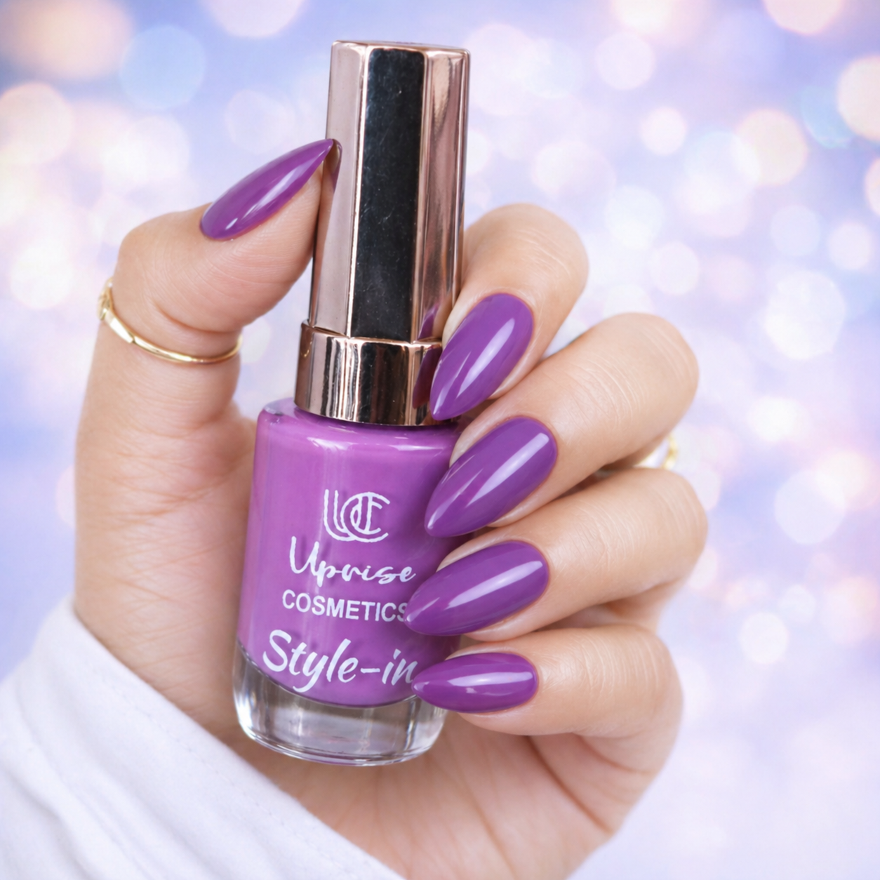 Uprise Cosmetics Style-in Nail Polish – Glossy Long Lasting Quick Dry Nail Lacquer | Salon Finish | Chip Resistant | High Pigment Formula
