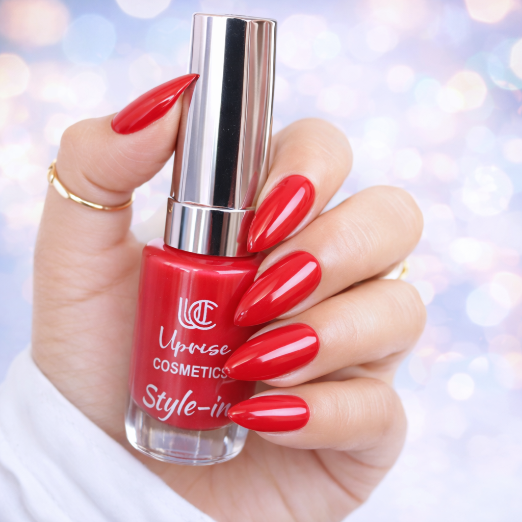 Uprise Cosmetics Style-in Nail Polish – High Gloss Shine, Long Lasting, Quick Dry Nail Color | Smooth One Coat Coverage | Chip Resistant Finish