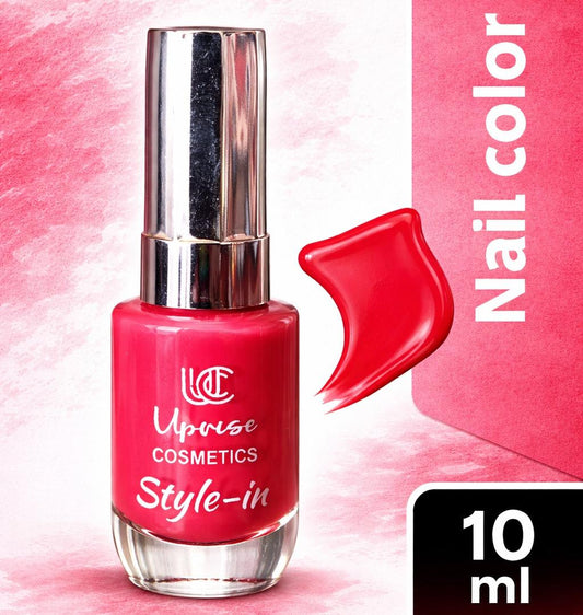 Uprise Cosmetics Style-in Nail Polish – High Gloss Shine, Long Lasting, Quick Dry Nail Color | Smooth One Coat Coverage | Chip Resistant Finish