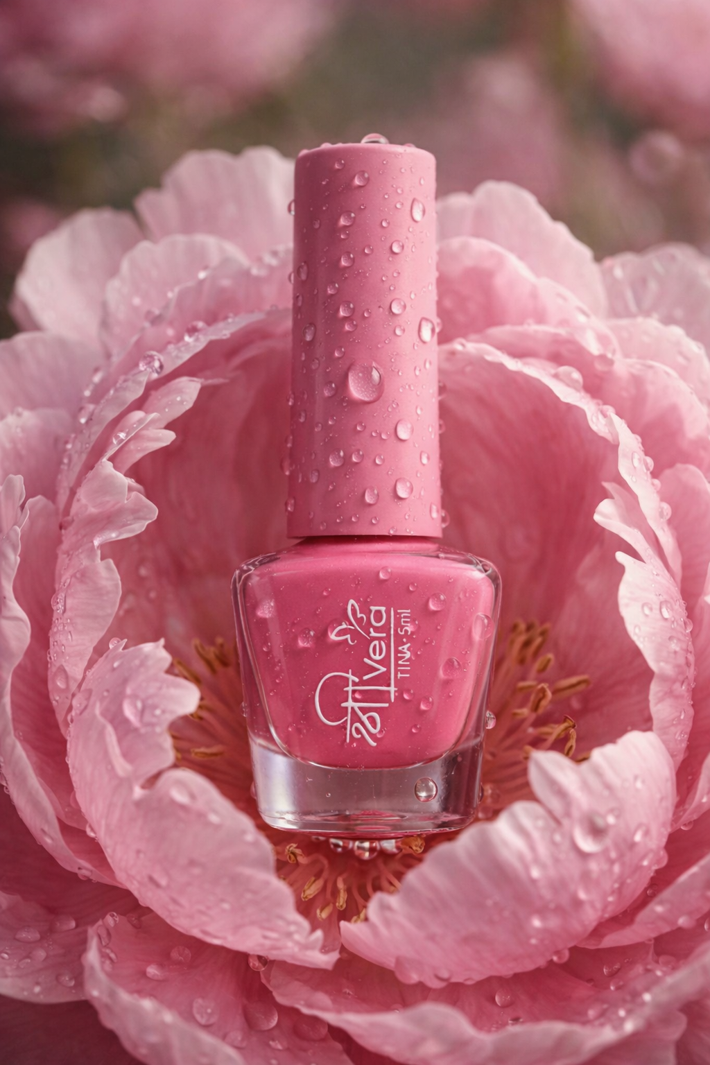 Shreevera Pink Nail Polish β High Gloss, Quick Dry, Chip Resistant Long Lasting Nail Enamel (5ml)