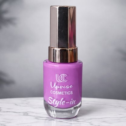 Uprise Cosmetics Style-in Nail Polish – Glossy Long Lasting Quick Dry Nail Lacquer | Salon Finish | Chip Resistant | High Pigment Formula