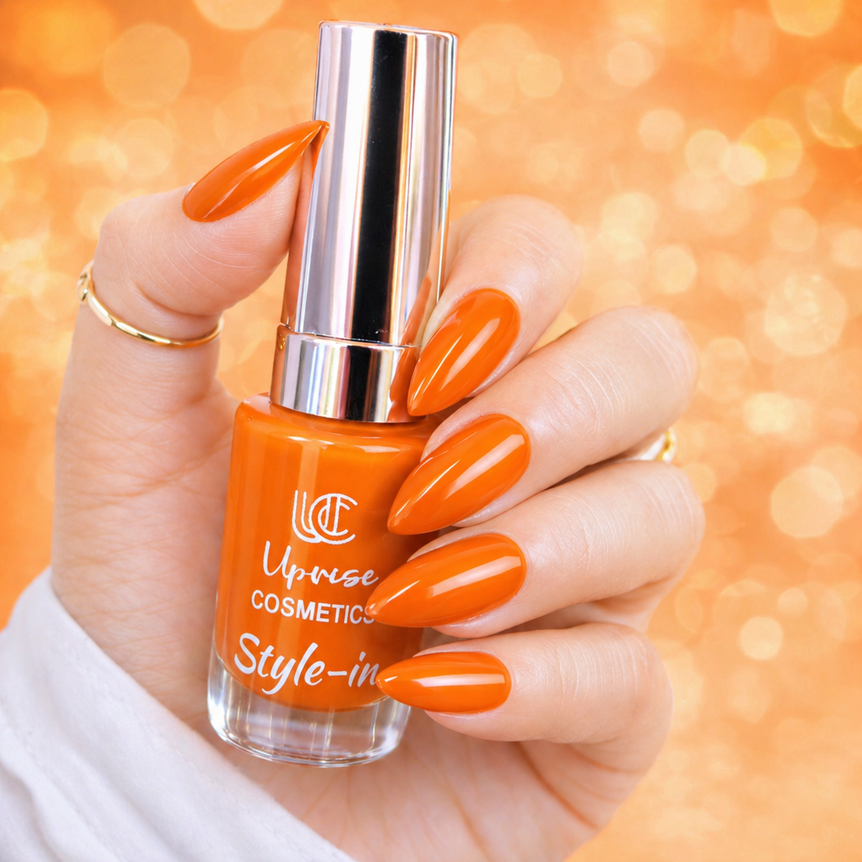 Uprise Cosmetics Style-In Glossy Nail Polish – High Shine Long Lasting Chip Resistant Nail Color | Smooth One Coat Finish | Salon Quality Nail Enamel