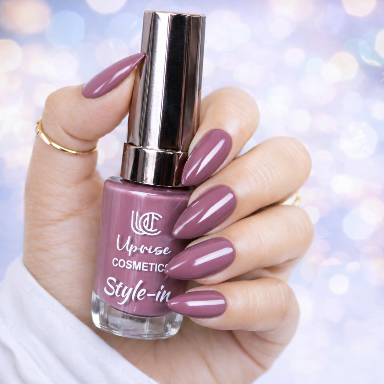 Uprise Cosmetics Style-in Nail Polish – Premium Glossy Long Lasting Nail Color | Smooth One Coat Finish | Chip Resistant Formula