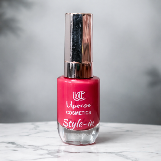 Uprise Cosmetics Style-in Nail Polish – High Gloss Shine, Long Lasting, Quick Dry Nail Color | Smooth One Coat Coverage | Chip Resistant Finish