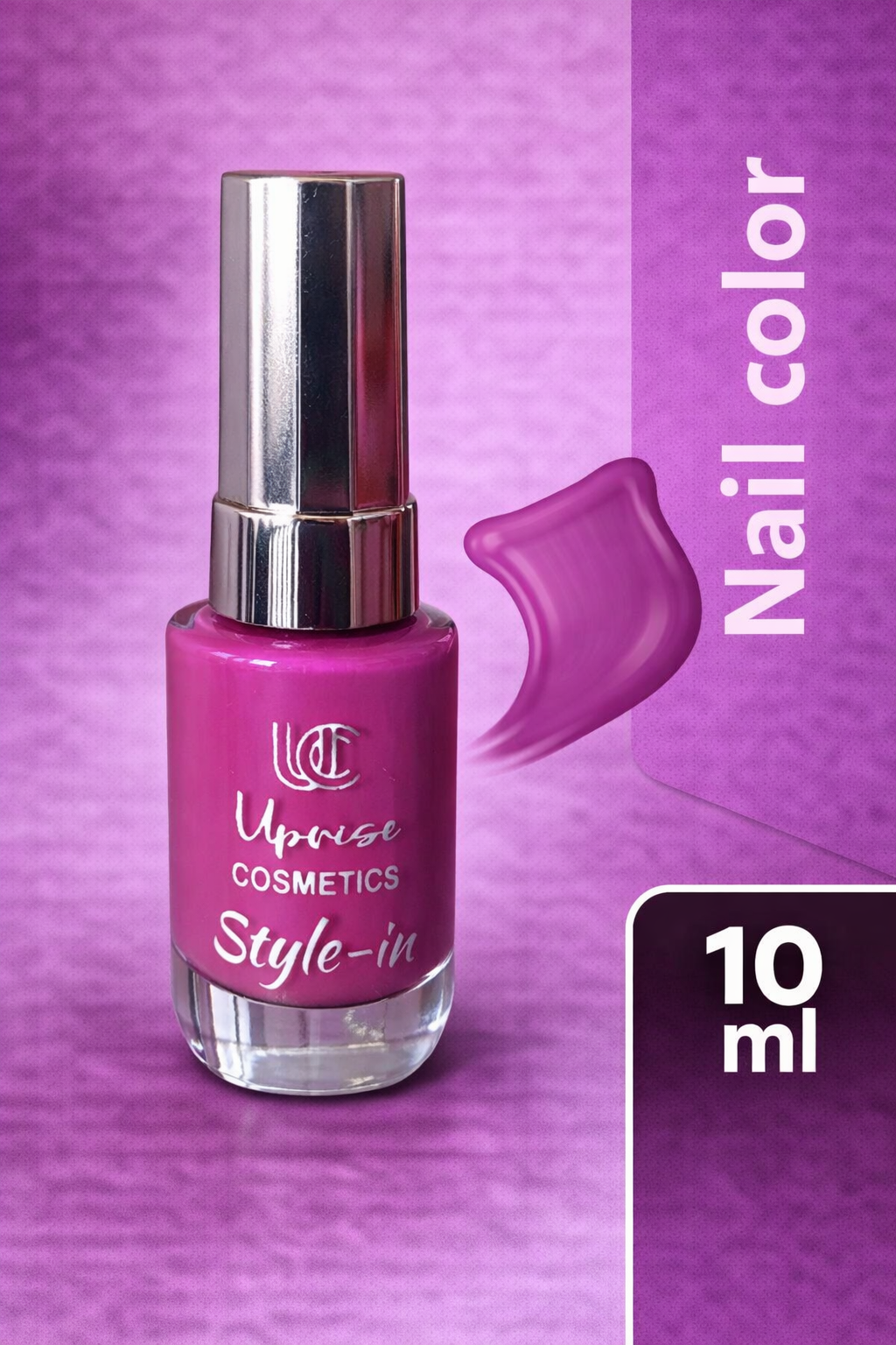 Uprise Cosmetics Style-in Nail Polish – Glossy Long Lasting Quick Dry Nail Lacquer | Salon Finish | Chip Resistant | High Pigment Formula