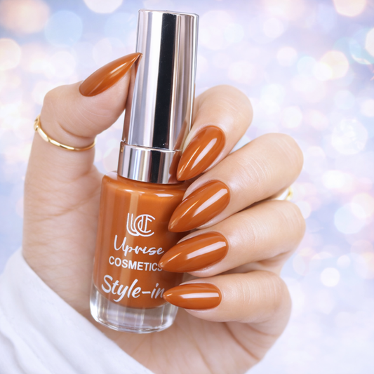 Uprise Cosmetics Style-In Nail Polish | High Gloss Long Lasting Nail Color | Quick Dry, Chip Resistant, Smooth Finish (10ml)