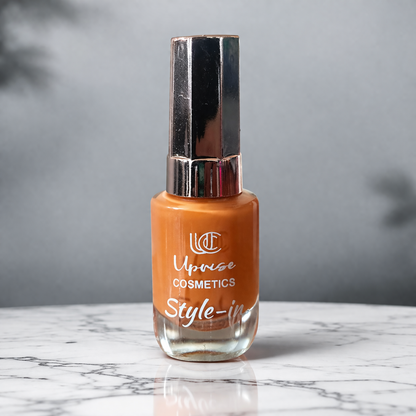 Uprise Cosmetics Style-In Nail Polish | High Gloss Long Lasting Nail Color | Quick Dry, Chip Resistant, Smooth Finish (10ml)