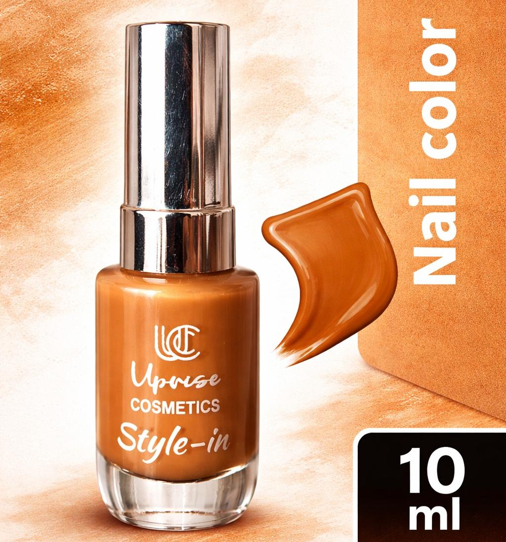 Uprise Cosmetics Style-In Nail Polish | High Gloss Long Lasting Nail Color | Quick Dry, Chip Resistant, Smooth Finish (10ml)