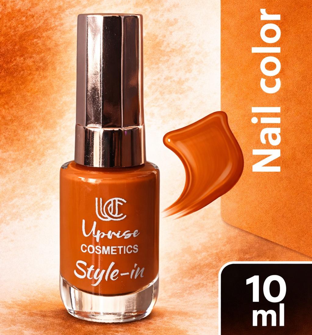 Uprise Cosmetics Style-In Glossy Nail Polish – High Shine Long Lasting Chip Resistant Nail Color | Smooth One Coat Finish | Salon Quality Nail Enamel