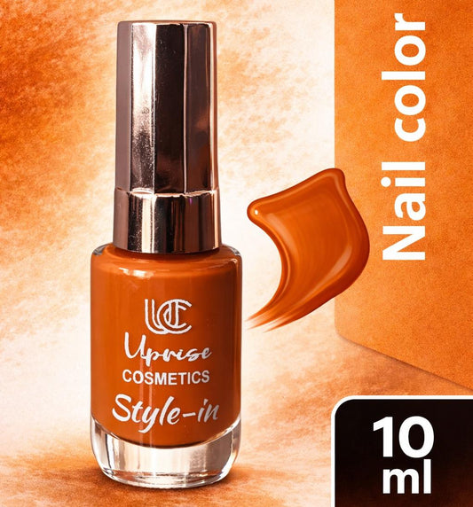 Uprise Cosmetics Style-In Glossy Nail Polish – High Shine Long Lasting Chip Resistant Nail Color | Smooth One Coat Finish | Salon Quality Nail Enamel