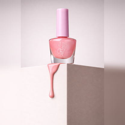 ShreeVera Soft Pink Nail Polish 5ml – Glossy Finish Quick-Dry Long-Lasting Nail Color