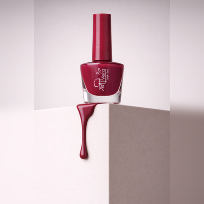 Shreevera Glossy Pink Nail Polish 5ml – Quick Dry, High Shine, Chip Resistant Long Lasting Nail Color