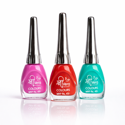 Shreevera Combo Pack – 3 Stunning Nail Colors