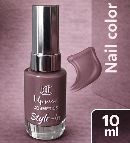 Uprise Cosmetics Style-in Nail Polish – Premium Glossy Long Lasting Nail Color | Smooth One Coat Finish | Chip Resistant Formula