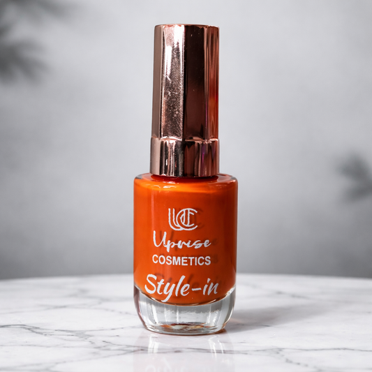Uprise Cosmetics Style-In Glossy Nail Polish – High Shine Long Lasting Chip Resistant Nail Color | Smooth One Coat Finish | Salon Quality Nail Enamel