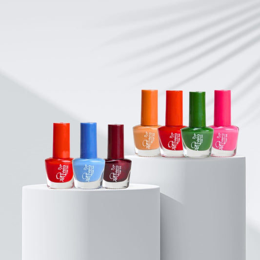 Shreevera Tina Nail Polish Combo (Set of 36) - Vibrant Multi-Color Shades, Long-Lasting Glossy Finish (5ml each).