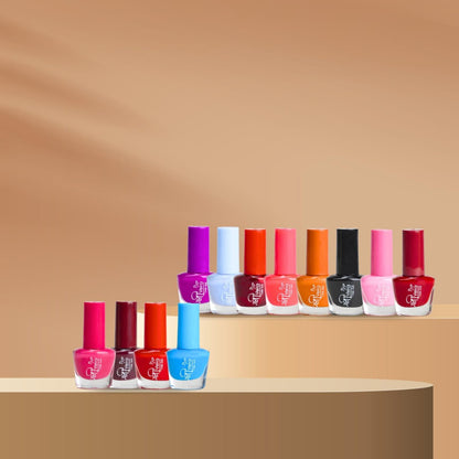 Shreevera Tina Nail Polish Combo (Set of 36) - Vibrant Multi-Color Shades, Long-Lasting Glossy Finish (5ml each).