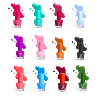Shreevera Tina Nail Polish Combo (Set of 36) - Vibrant Multi-Color Shades, Long-Lasting Glossy Finish (5ml each).