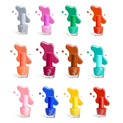 Shreevera Tina Nail Polish Combo (Set of 36) - Vibrant Multi-Color Shades, Long-Lasting Glossy Finish (5ml each).
